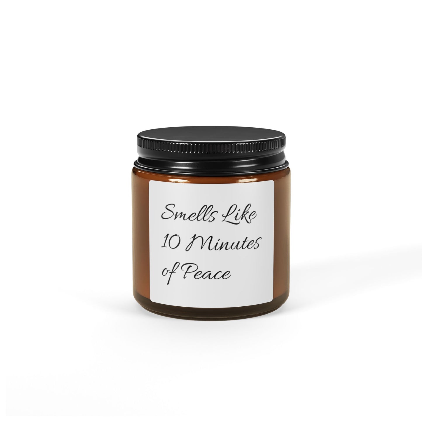 Smells like 10 minutes of peace, candle jar - Snelle Saar