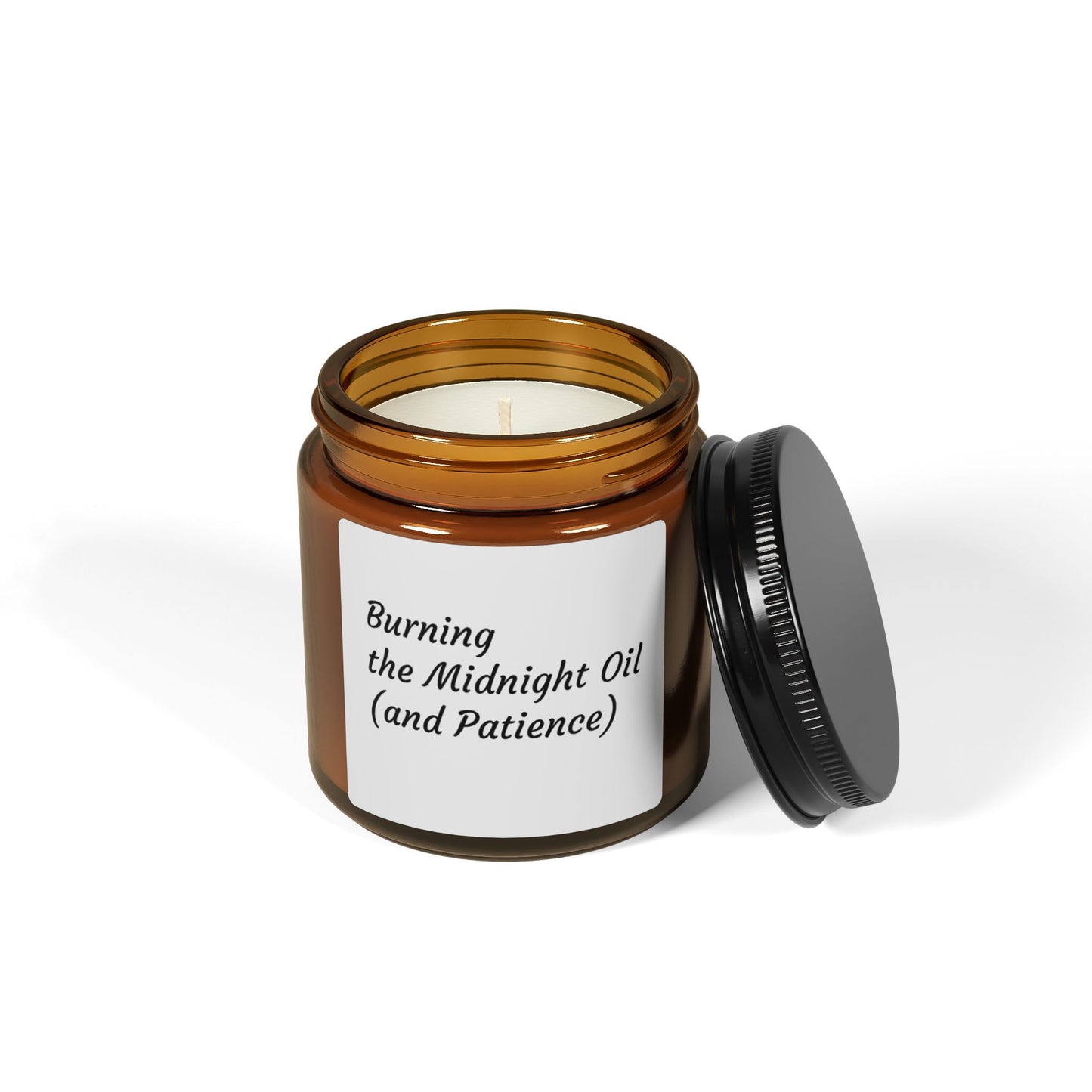 Burning the midnight oil (and patience) candle jar - Snelle Saar