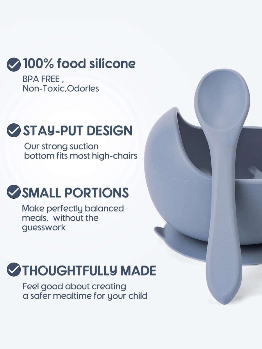 Baby Tableware Food Bowl with Spoon