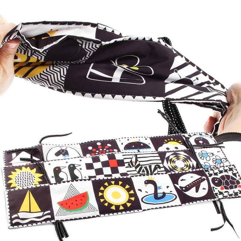 Baby Toy Newborn Black And White Cloth Book