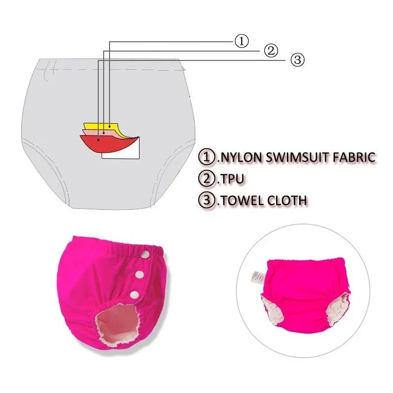 Swimwear Baby Swim Diaper Reusable