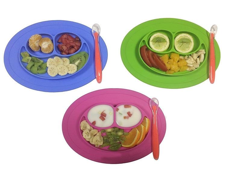 Tableware Baby Silicone Plate