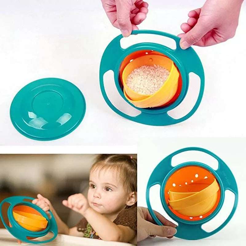 Baby Tableware 360° Rotating Baby Bowl