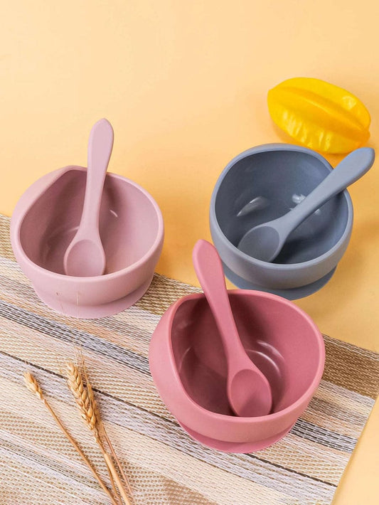 Baby Tableware Food Bowl with Spoon