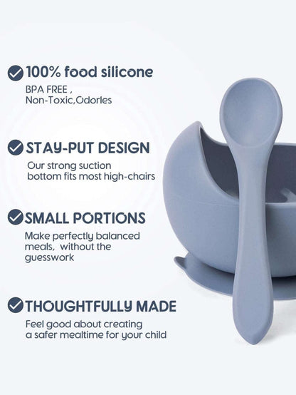 Baby Tableware Food Bowl with Spoon