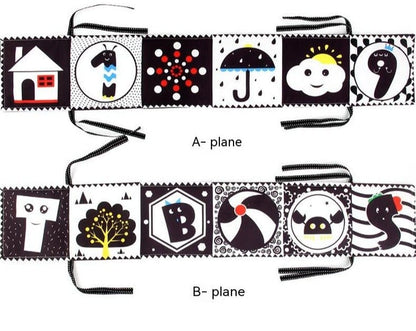 Baby Toy Newborn Black And White Cloth Book