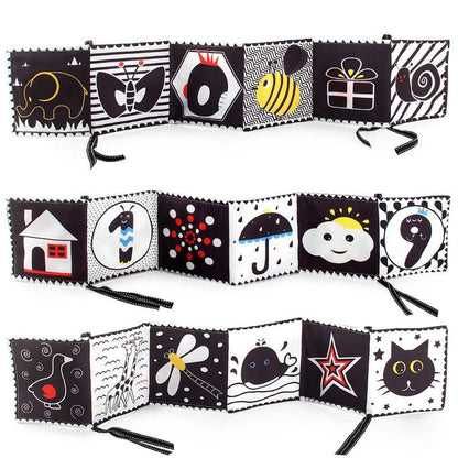 Baby Toy Newborn Black And White Cloth Book