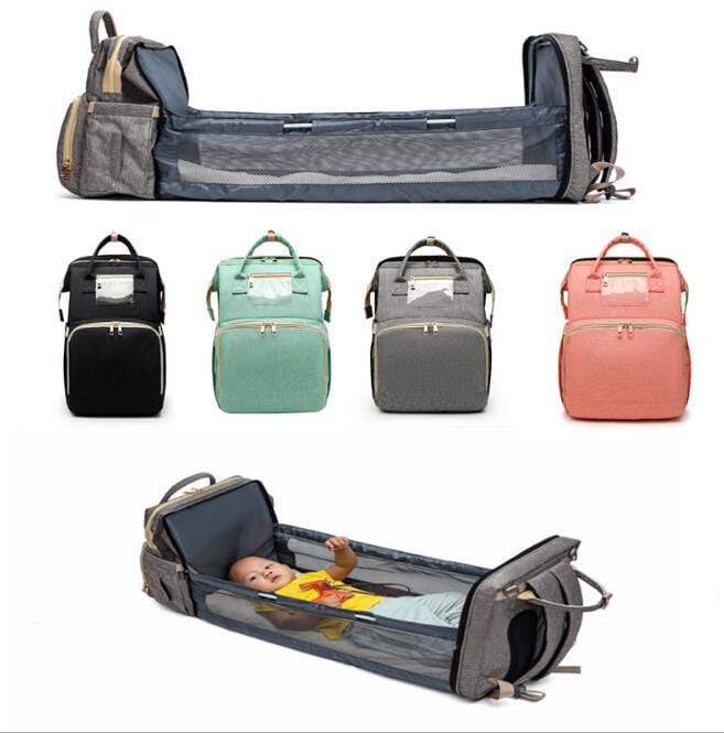 Diaper bags Baby Diaper Bag 2in1 folding bed
